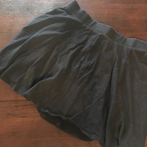 Black circle skirt